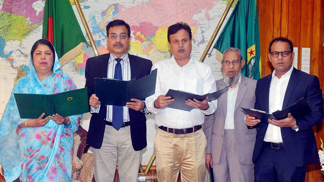 Four more BNP MP-elects take oath