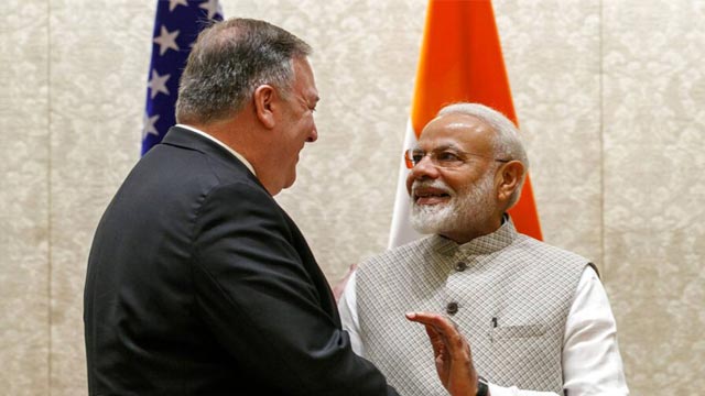 Pompeo meets Indian leader amid trade tensions, Iran crisis