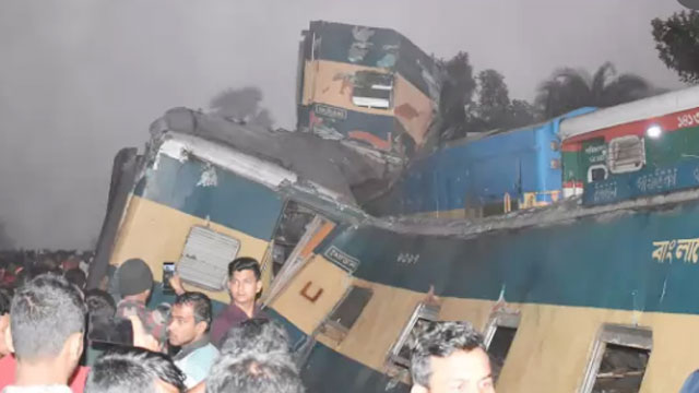 Fatal train collision in Brahmanbaria; 16 dead