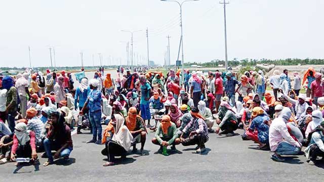 Indians at Rampal power plant launch protest to go home