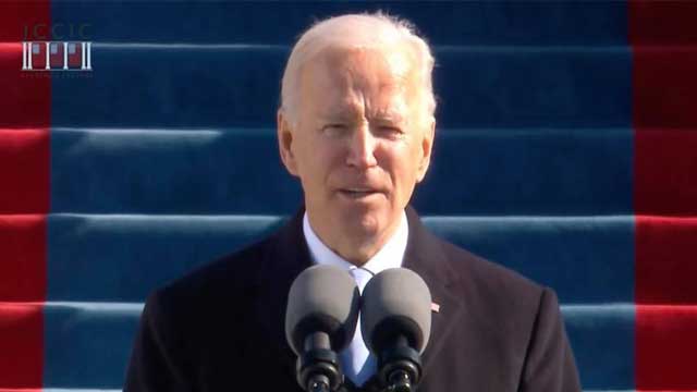 Inaugural address by US President Joseph R. Biden, Jr.