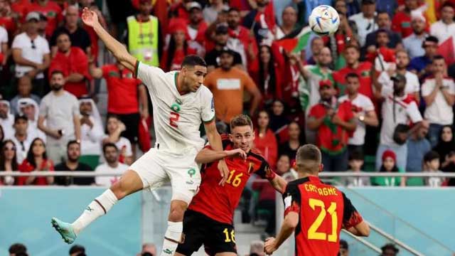 Belgium slip to shock World Cup defeat by Morocco
