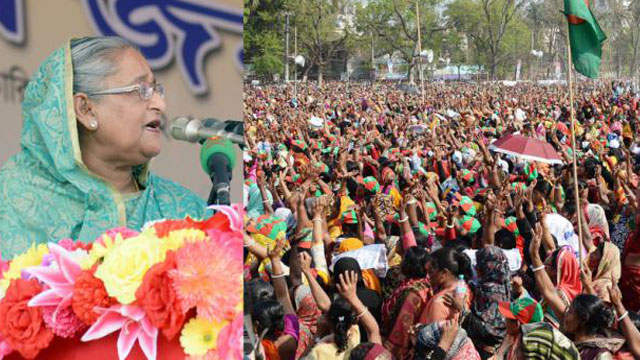 Vote for AL, says Hasina