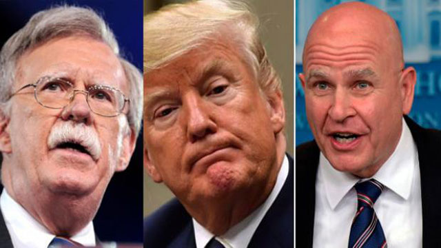 Trump picks Bolton to replace McMaster as national security adviser