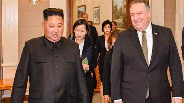 Pompeo meets Kim Jong-un in Pyongyang