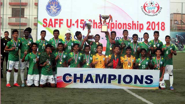 Bangladesh win SAFF U-15 title