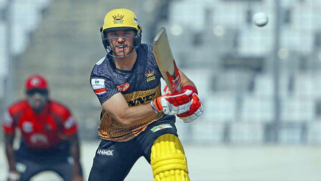 Evans powers his way to BPL’s first ton of the season