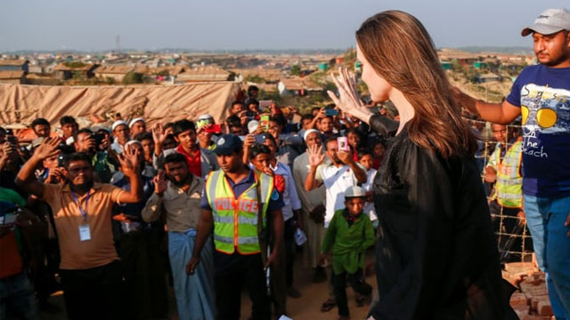 Angelina Jolie seeks sustained global support for Rohingyas