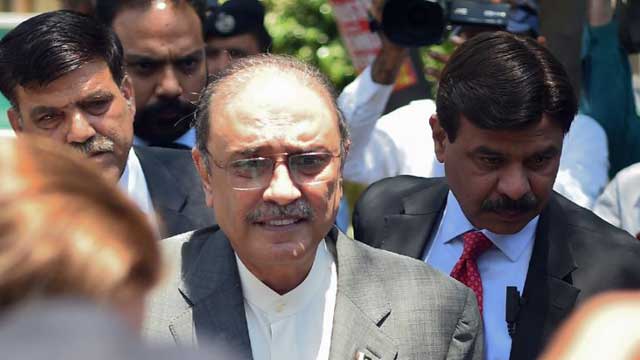 Pakistani ex-president Zardari arrested   