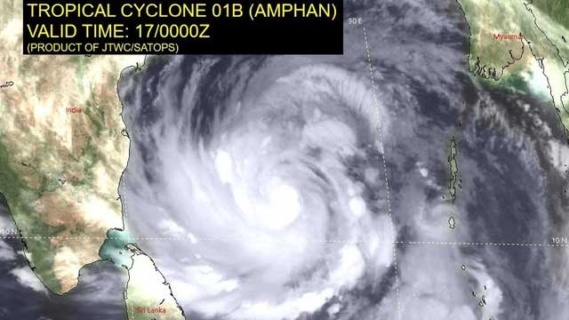 Signal 4 for maritime ports as Cyclone Amphan intensifies