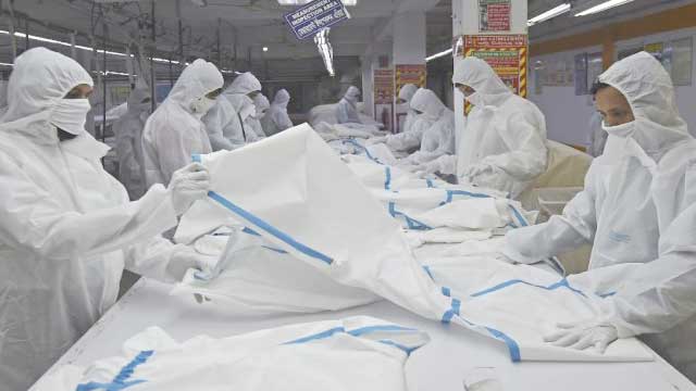 Bangladesh PPE makers turn virus gloom into boom