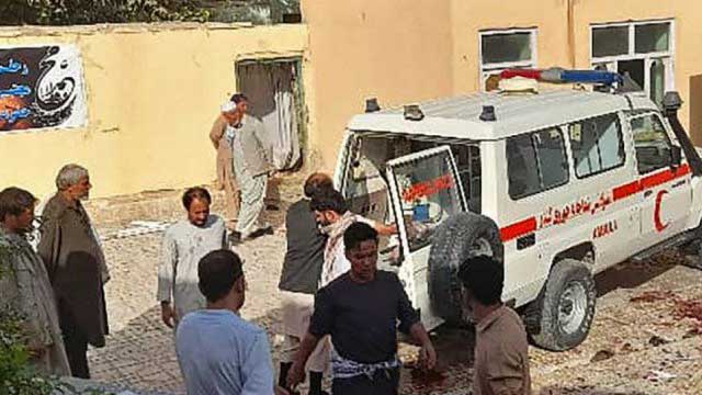 Suicide bomb attack kills at least 55 at Shiite mosque in Afghanistan