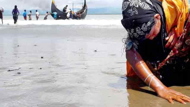 Myanmar ‘bulldozing Rohingya mass grave to hide evidence’