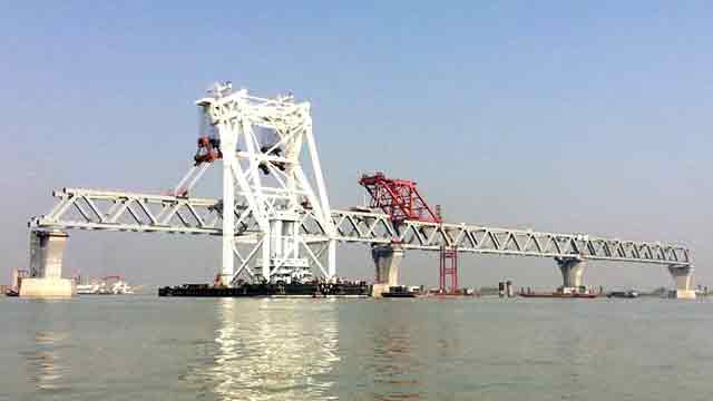 3rd span of Padma Bridge installed