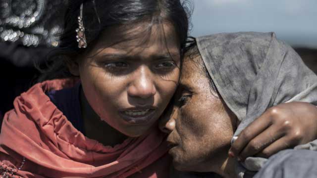 Rohingyas staging demonstrations, unwilling to go back