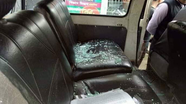 Chhatra League attack  on Moudud’s rally, 5 hurt