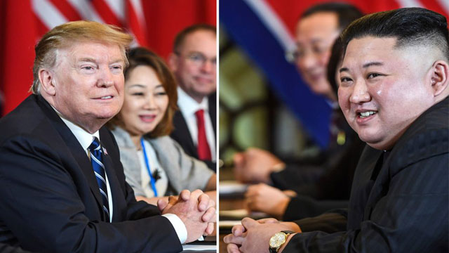 With a piece of paper, Trump called on Kim to hand over nuclear weapons