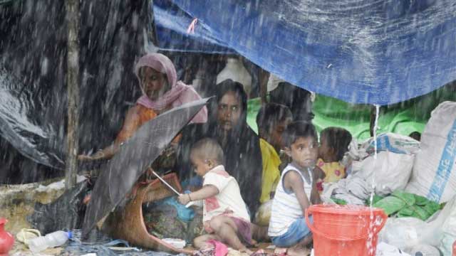 Inclement weather affects 22,000 Rohingyas in camps