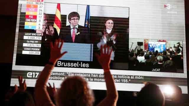 Puigdemont hails ‘defeat’ for Spanish state