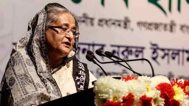 Hasina for greater practice of Bangla