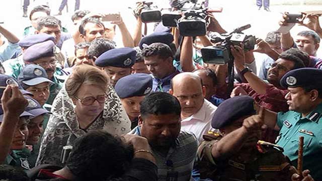 Khaleda Zia taken to hospital
