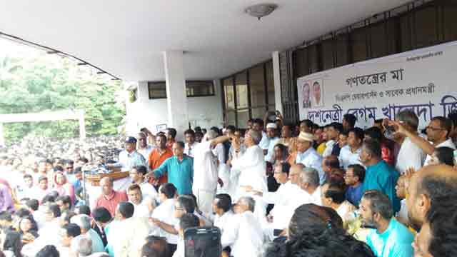 BNP observes hunger strike vowing no polls sans Khaleda Zia