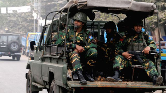 Troops deployed in 407 upazilas