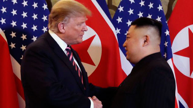 Donald Trump and Kim Jong-un meet in Hanoi