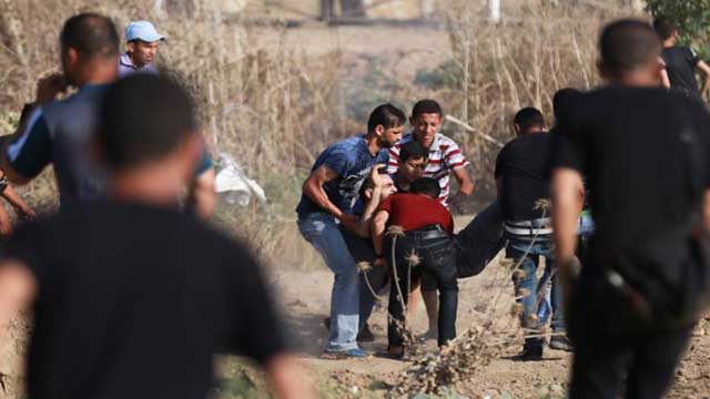 81 Palestinians injured in clashes with Israeli soldiers in Gaza