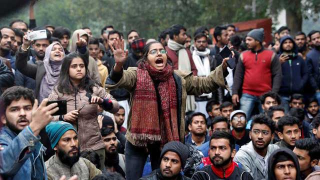 India citizenship law protests spread across campuses