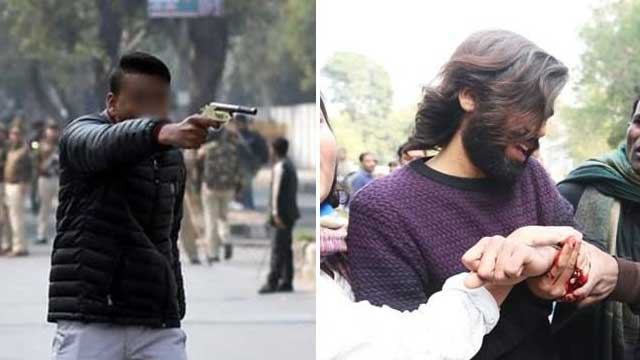 Shot fired at protest in Delhi, shouts “Yeh lo azaadi”