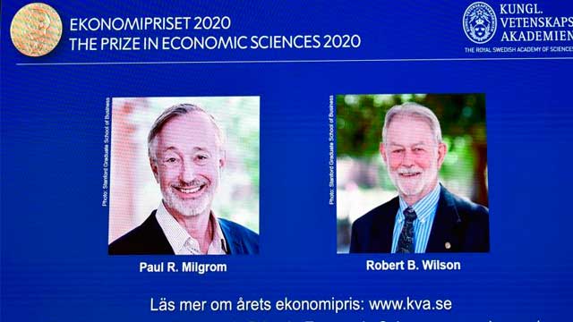 Paul Milgrom, Robert Wilson win Nobel economics prize