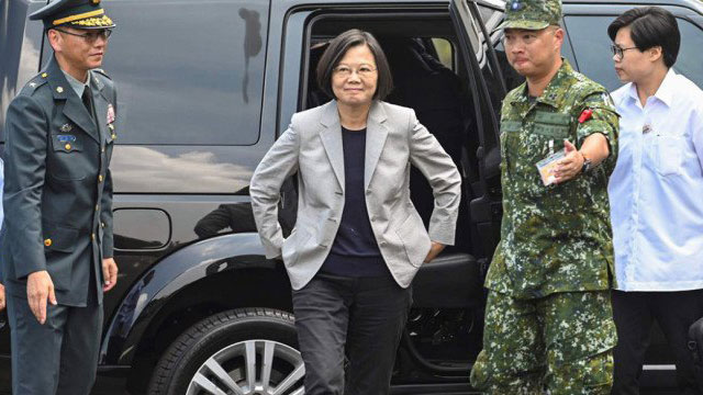 Taiwan leader says island will not bow to China