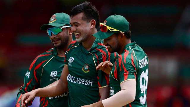 Shakib stars as Bangladesh edge closer to T20 World Cup second round