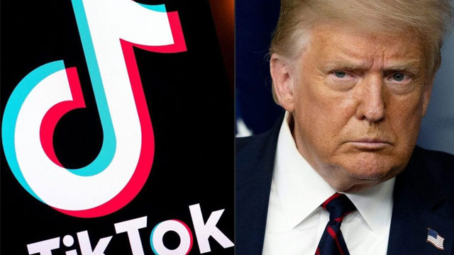 Trump orders ban on dealings with TikTok’s Chinese owner