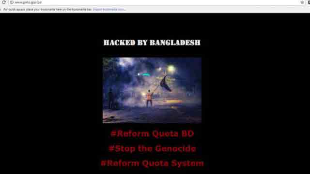 Several government websites hacked