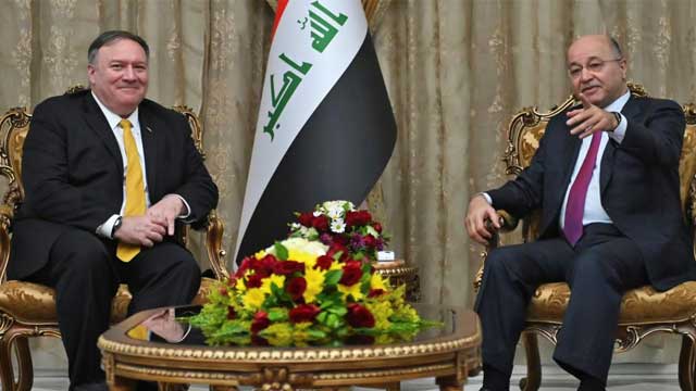 Secretary Pompeo meets President of Iraq Barham Salih