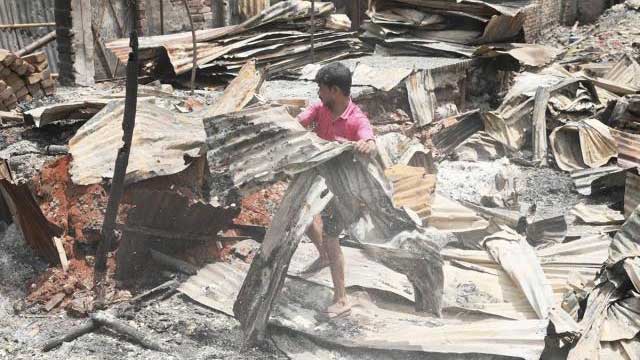 3,000 families affected in Mirpur slum fire