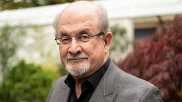 Salman Rushdie attacked on stage during event in New York