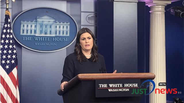 Wall is part of border security: WH Press Secretary Sanders