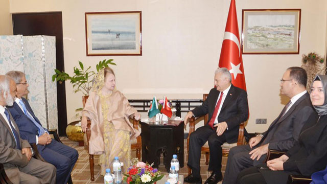 Khaleda Zia meets Turkish PM