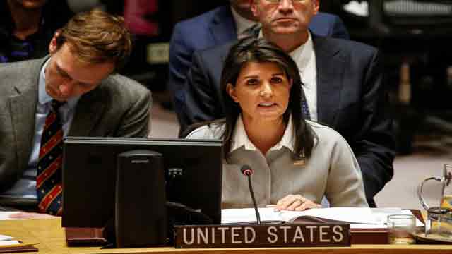 Haley’s remarks at UNSC meeting on Middle East situation