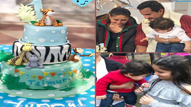 Saif-Kareena’s son Taimur nawabi birthday celebration