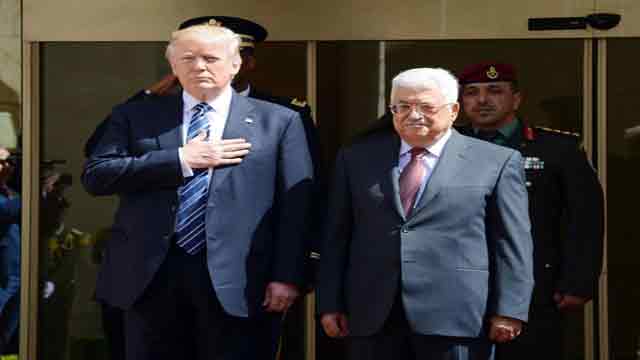 Trump tells Mahmoud Abbas he intends to move US embassy to Jerusalem