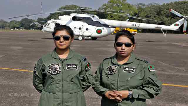 First BD female pilots join UN mission