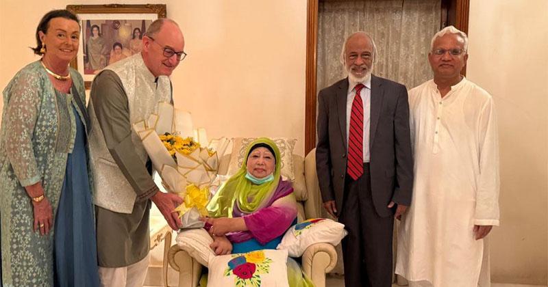 খালেদা জিয়ার সঙ্গে জার্মান রাষ্ট্রদূতের সাক্ষাৎ