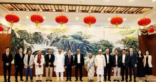 চীনা রাষ্ট্রদূত ইয়াও ওয়েনের আমন্ত্রণে দূতাবাসে বিএনপি প্রতিনিধি দল