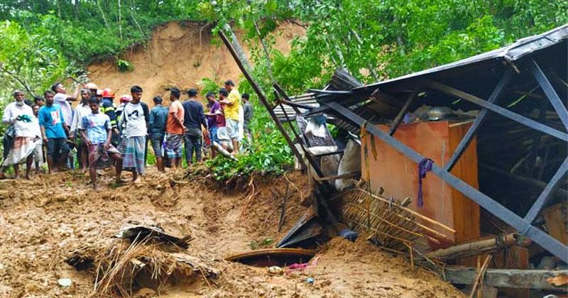 সিলেটে টিলাধসে একই পরিবারের ৪ জনের মৃত্যু