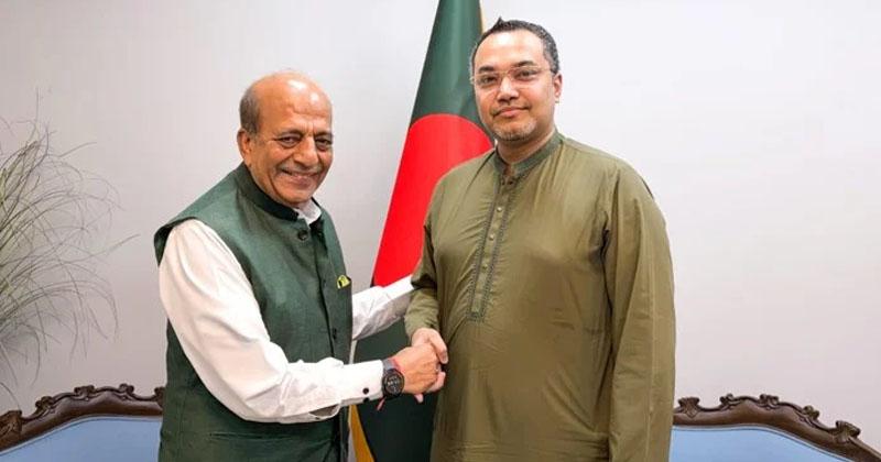PM’s Adviser urges Indian envoy to prevent fugitives from creating instability
